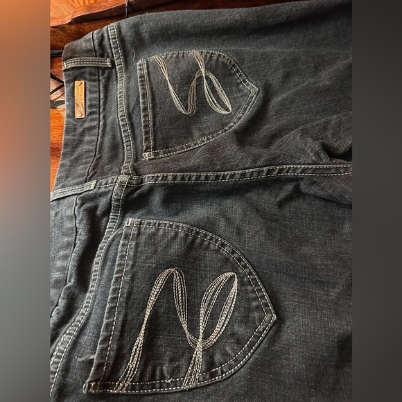 Seven7 Y2K Bootcut Jeans Size 20 (Fits Like 16) Wide Leg Plus Size Denim - Picture 7 of 17